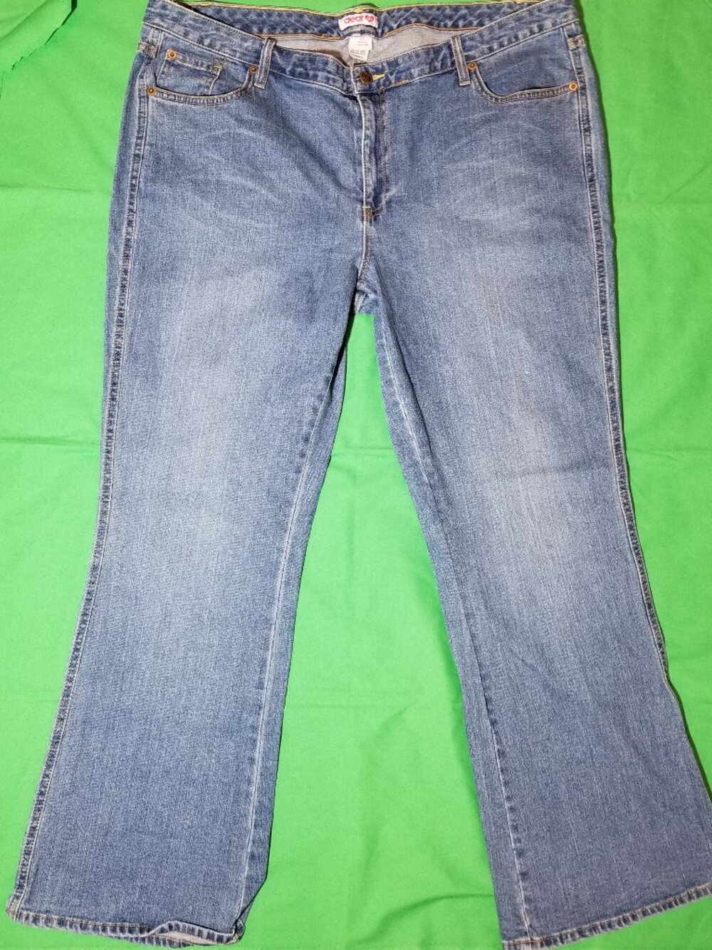 Dear AB Jean Womens Sz 20 Bootcut Embroidered Cowgirl Dudette Ranch Country Farm